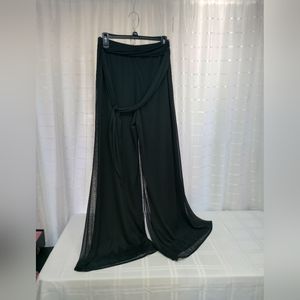 Cache Black Holiday flowy trousers